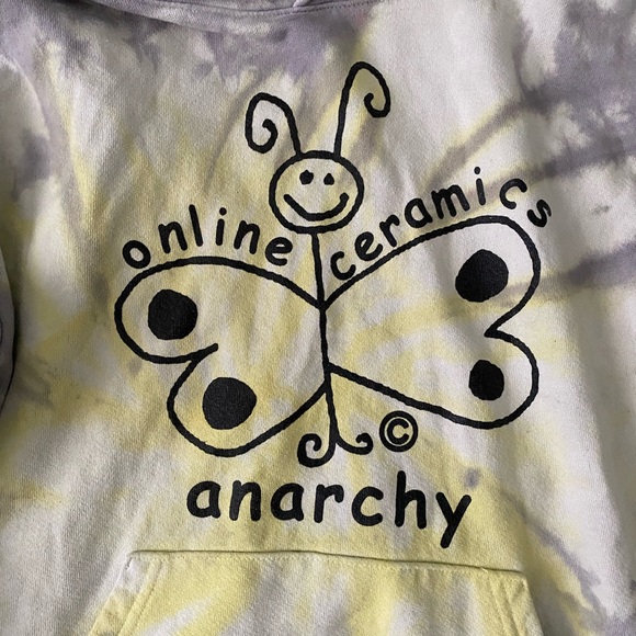 Online Ceramics Anarchy Butterfly Hoodie - Picture 2 of 6